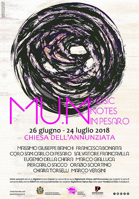 Manifesto MU.N notes in Pesaro