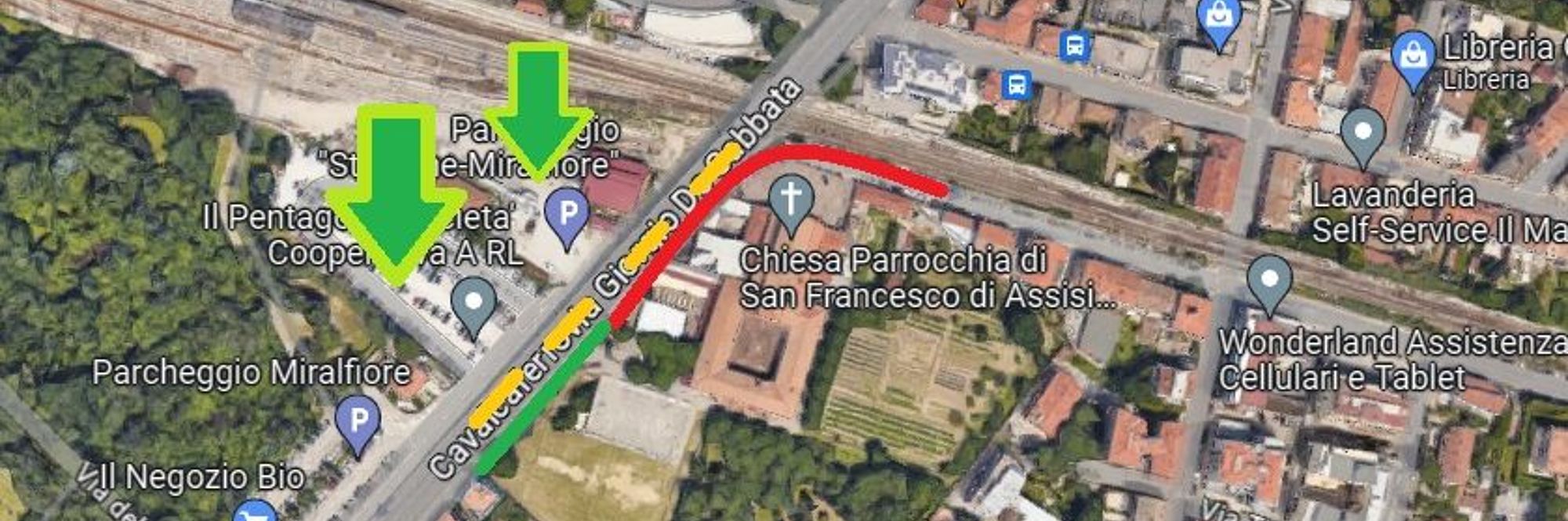 Mappa dell'area interessata