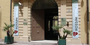Ingresso Museo Nazionale Rossini. Palazzo Antaldi
