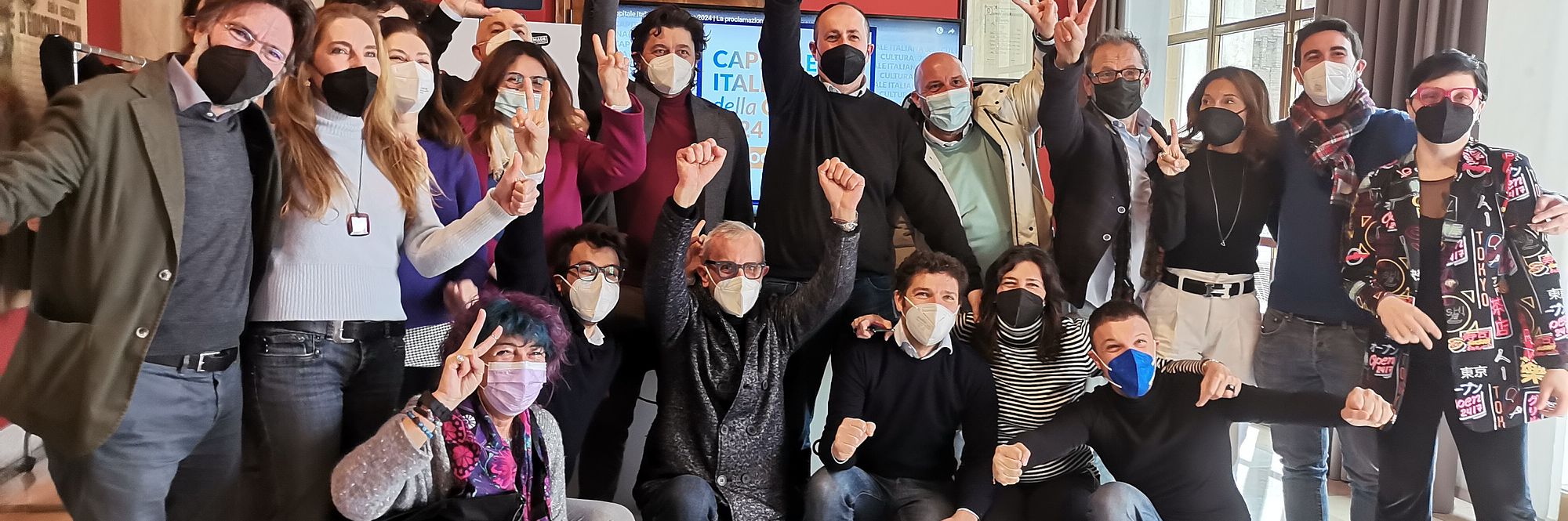 Vimini con il gruppo di lavoro a "Capitale della cultura 2024" in sala Rossa
