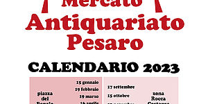 Mercato dell'antiquariato a Pesaro anno 2023