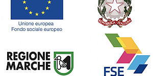 Logo POR Regione Marche Comunità Europea