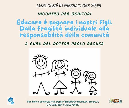 Incontro centro per le famiglie 1 febbraio