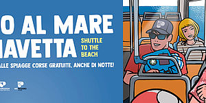 Vado al mare in navetta, servizio gratuito del Comune di Pesaro