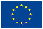 Bandiera dell'Europa con sfondo blu con stelle bianche in cerchio