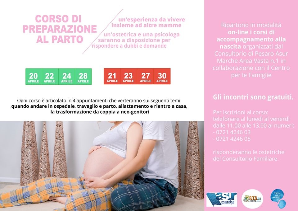 Comune Di Pesaro Corso Gratuito Di Preparazione Al Parto