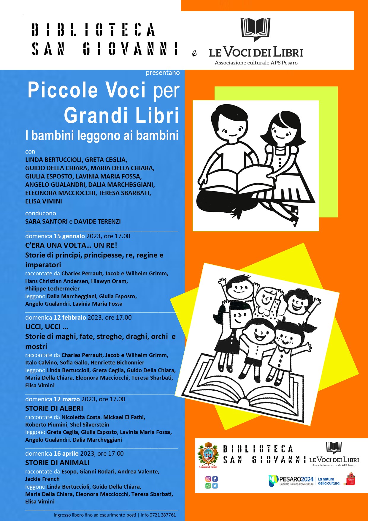 Piccole Voci Per Grandi Libri. Locandina