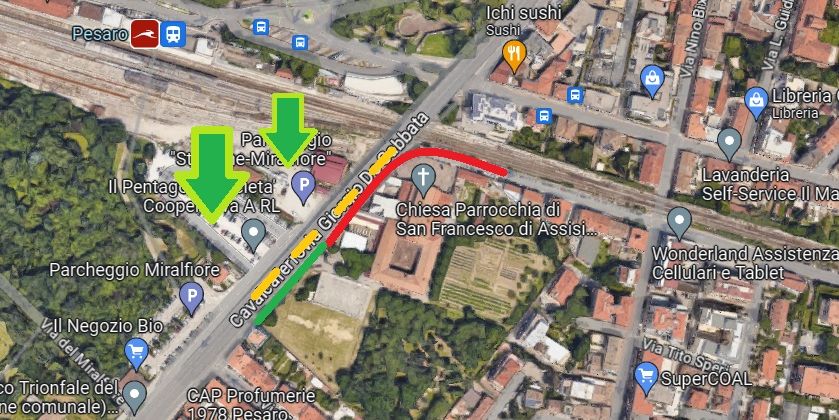 Mappa dell'area interessata