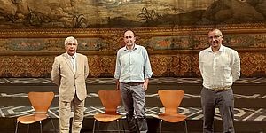 Palacio Ricci Vimini nella platea del teatro Rossini