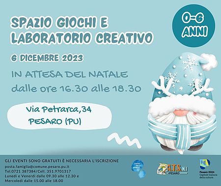 Laboratorio creativo in attesa del Natale