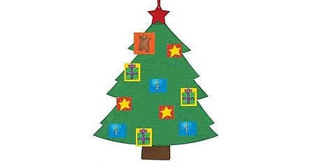 particolare della locandina raffigurante albero di Natale