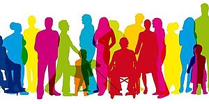 figure di persone colorate