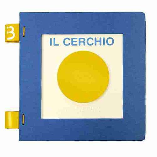 Immagine copertina libro tattile in cartotecnica "Il cerchio"
