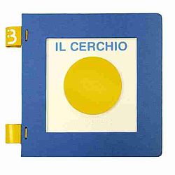 Immagine copertina libro tattile in cartotecnica "Il cerchio"