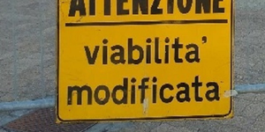 Cartello Modifica alla viabilità