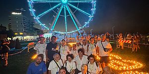 Biancani con i volontari