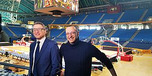 Pronto il grande 'cubo' alla Vitrifrigo Arena