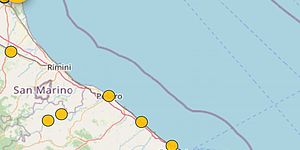 Mappa iniziativa Io non rischio 2023