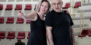 Barbara Horakova e Calixto Bieito alle prove di Zelmira