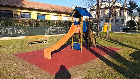 Risistemato il parco giochi di via San Marino angolo via Terni