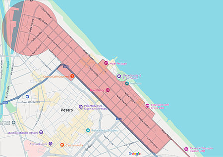 L'area della disinfestazione dalla zanzara tigre del 16 ottobre
