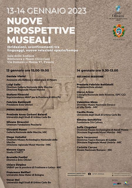 Nuove visioni museali. Convegno 13_14 gennaio