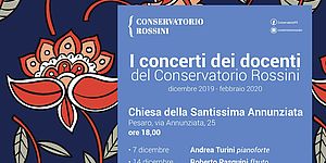 CONCERTI dei DOCENTI del CONSERVATORIO ROSSINI
