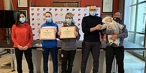 Plauso della città alle campionesse Baglioni e Badioli e al campione Manzini