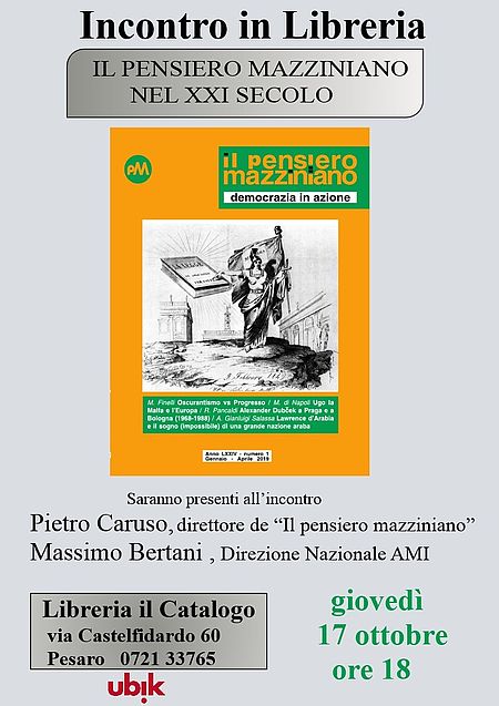 Incontri in Libreria 17 ottobre