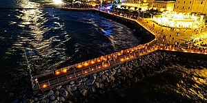 Candele sotto le stelle