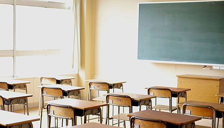 Aula scolastica vuota