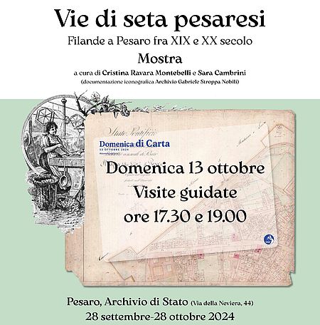 Vie di seta pesaresi. Filande a Pesaro fra XIX e XX  secolo