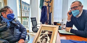 La telefonata di auguri di Manzini e Ricci a Dino Zoff