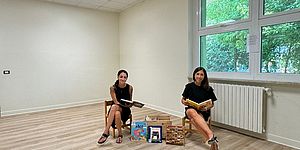 Della Dora e Murgia durante il sopralluogo