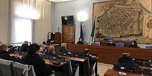 Ricci con ristoratori in sala Consiglio