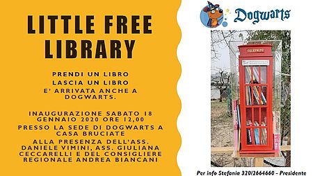 Dogwarts inaugurazione Little Free Library