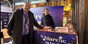 Vimini allo stand delle Marche a Sanremo