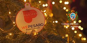 logo wepesaro natalizio