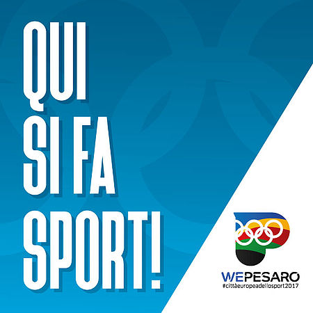 logo Pesaro città europea dello sport 2017