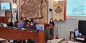 scorcio sala del consiglio  comunale