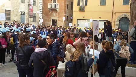 La partenza della caccia al tesoro