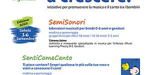 La musica aiuta i bambini a crescere. Locandina