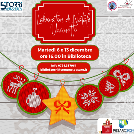 Laboratorio di Natale di Uncinetto