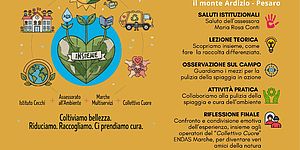 Locandina evento CuriAMO tutti insieme la spiaggia