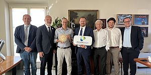 Ricci, Vimini e il sindaco di Matera