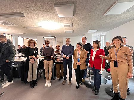 Il taglio del nastro della CTE SQuare di Pesaro