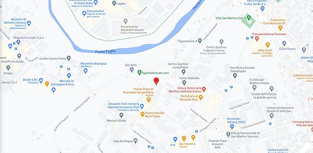 mappa palestra scuola don milani
