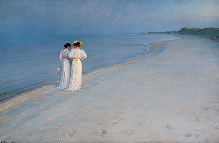 Michael Ancher: Will he round the point?. Ca. 1880. Art Museums of Skagen