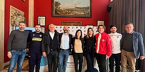 Della Dora Micaela Ucchielli e rappresentanti socieà sportive