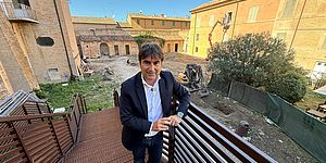 Giardino Riz Ortolani, partiti i lavori; Biancani, Vimini e Pozzi: «L’obiettivo è consegnare alla città un nuovo auditorium da 300 posti già per l’estate 2027»